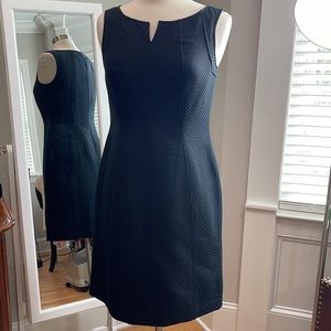 Talbots NWOT Sz 10p Black textured fabric fully lined full zip back never worn